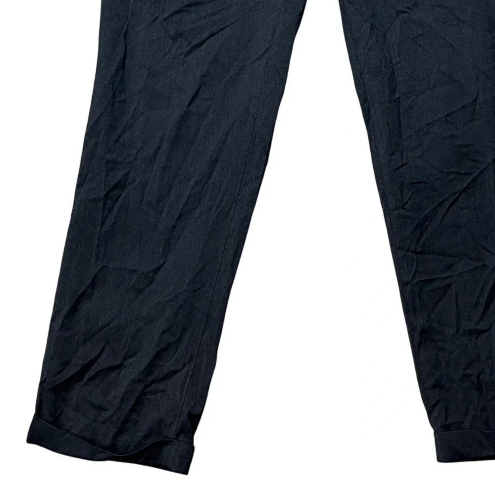 Kirkland Signature Dress Pants Mens 34x32 Gray Pleated Straight Leg Wool